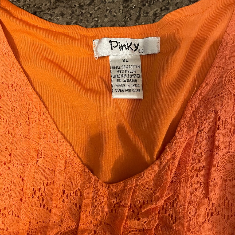 Orange dress